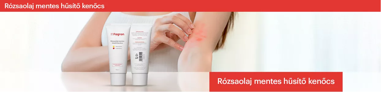 Rózsaolaj mentes hűsítő kenőcs